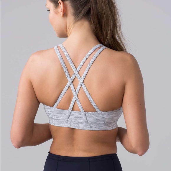 lululemon athletica Tops - Lululemon Energy Bra Wee Are From Space Ice Grey